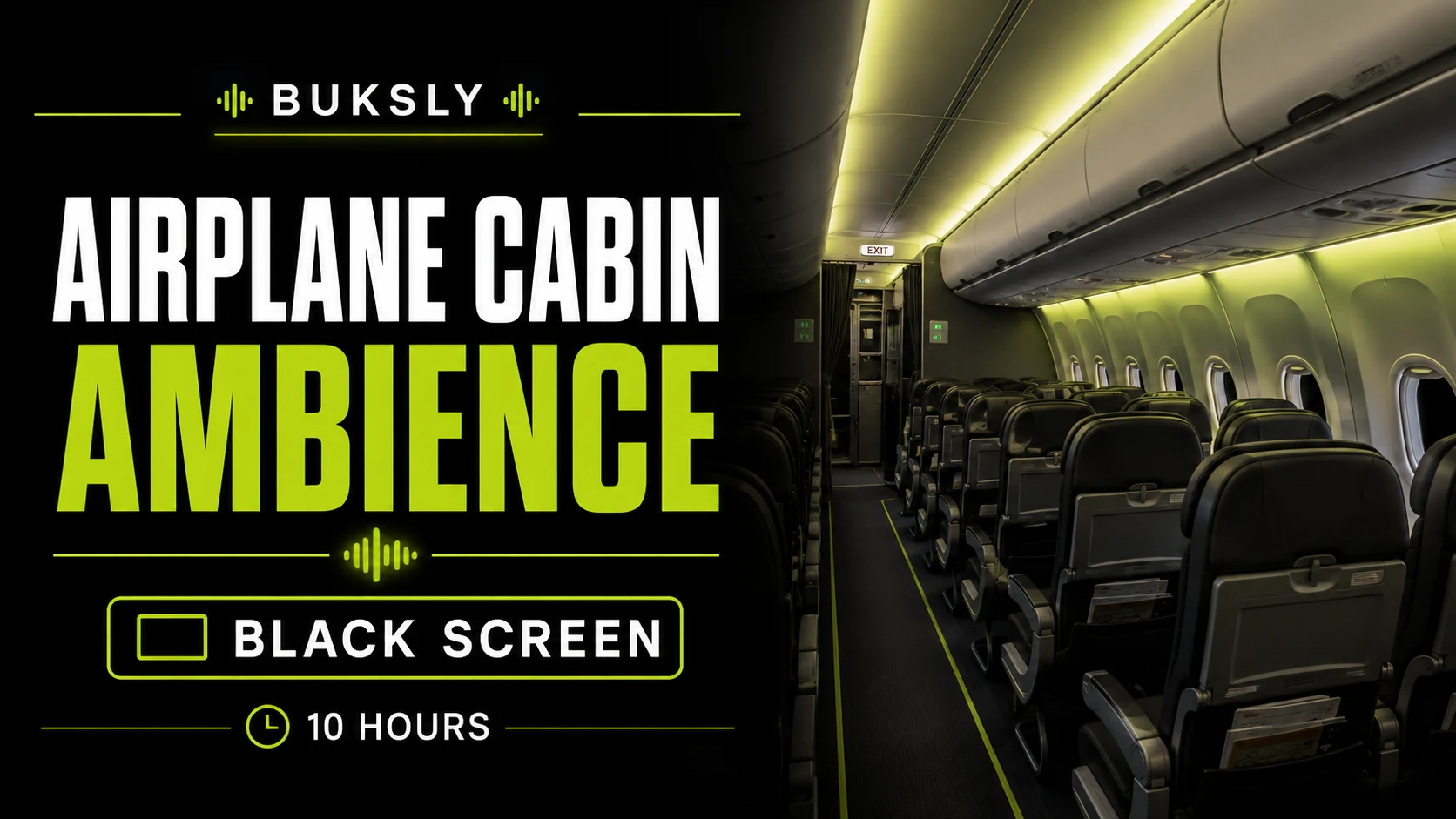 Airplane Cabin Ambience ambient cover for reading