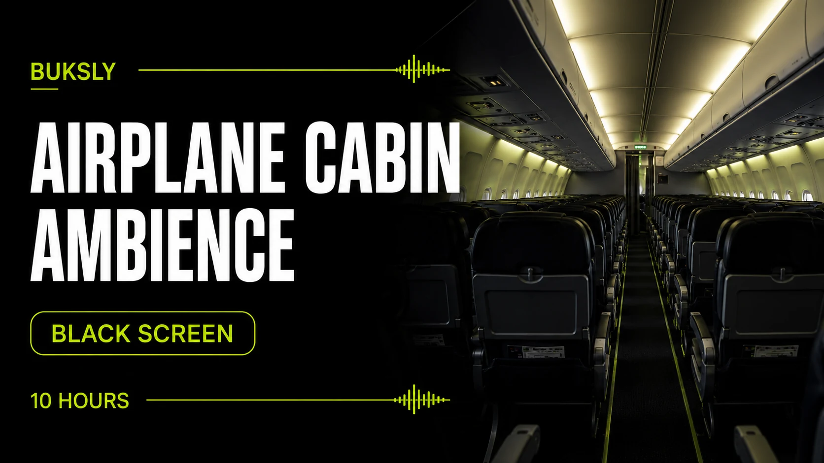 Airplane Cabin Ambience ambient cover for studying
