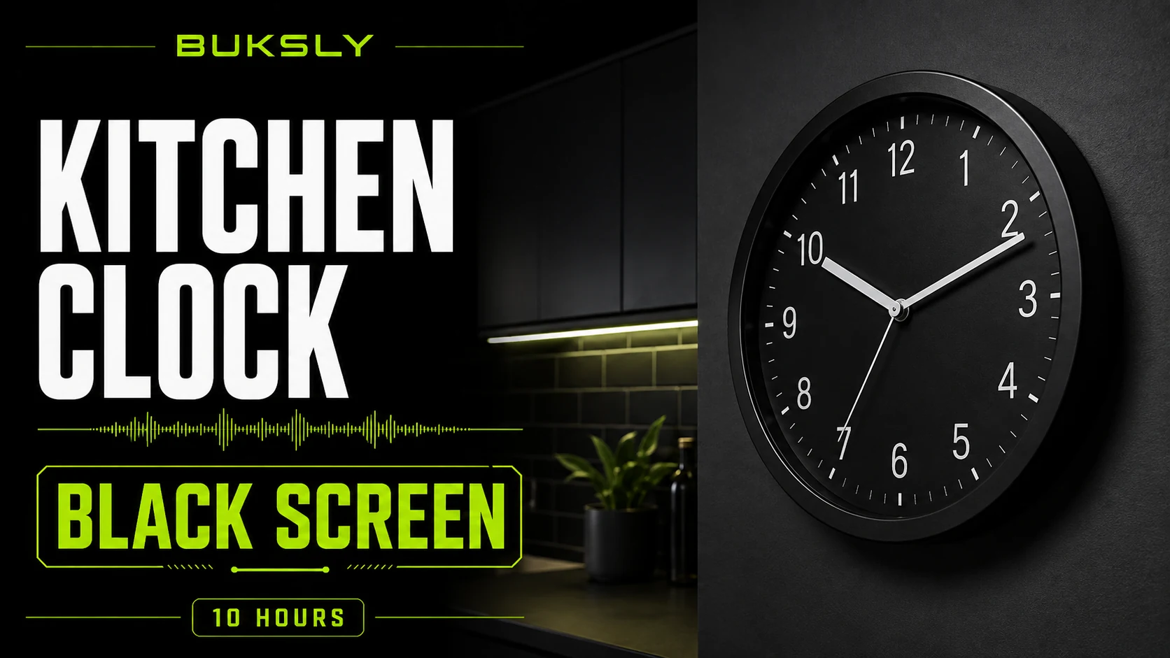 Kitchen Clock ambient cover for work