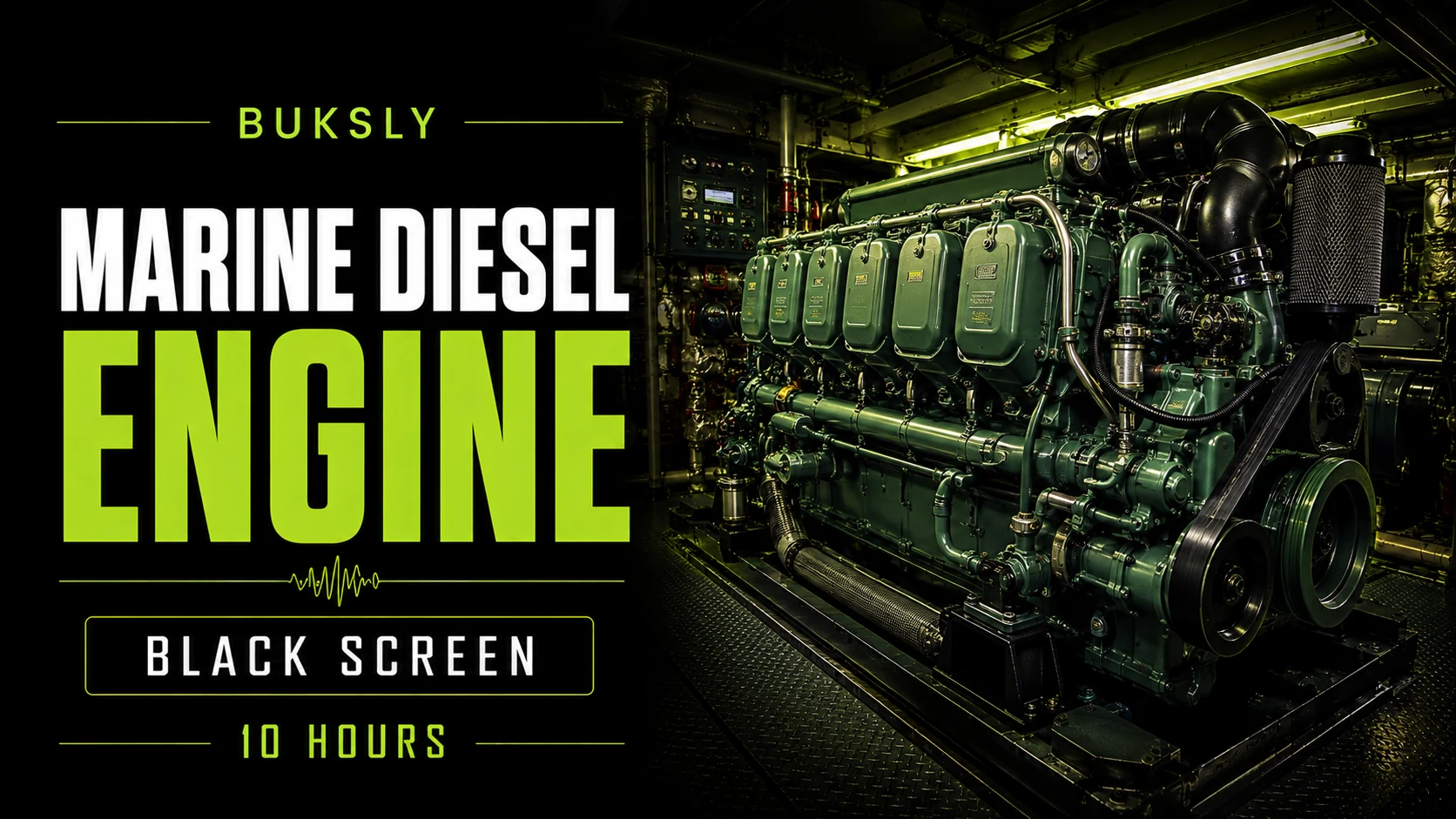 Marine Diesel Engine ambient cover for relaxation
