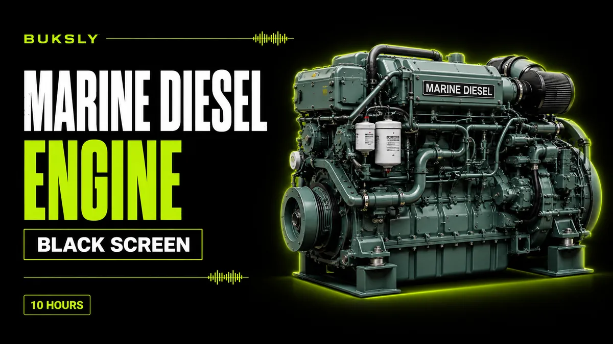 Marine Diesel Engine ambient cover for sleep