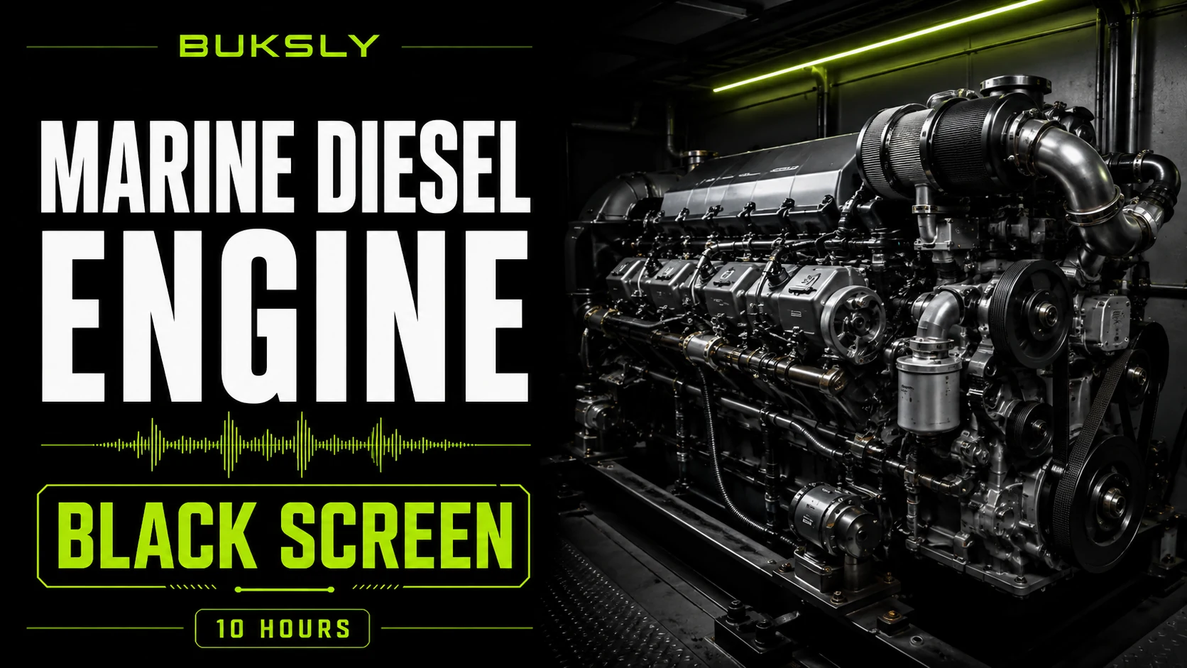 Marine Diesel Engine ambient cover for work