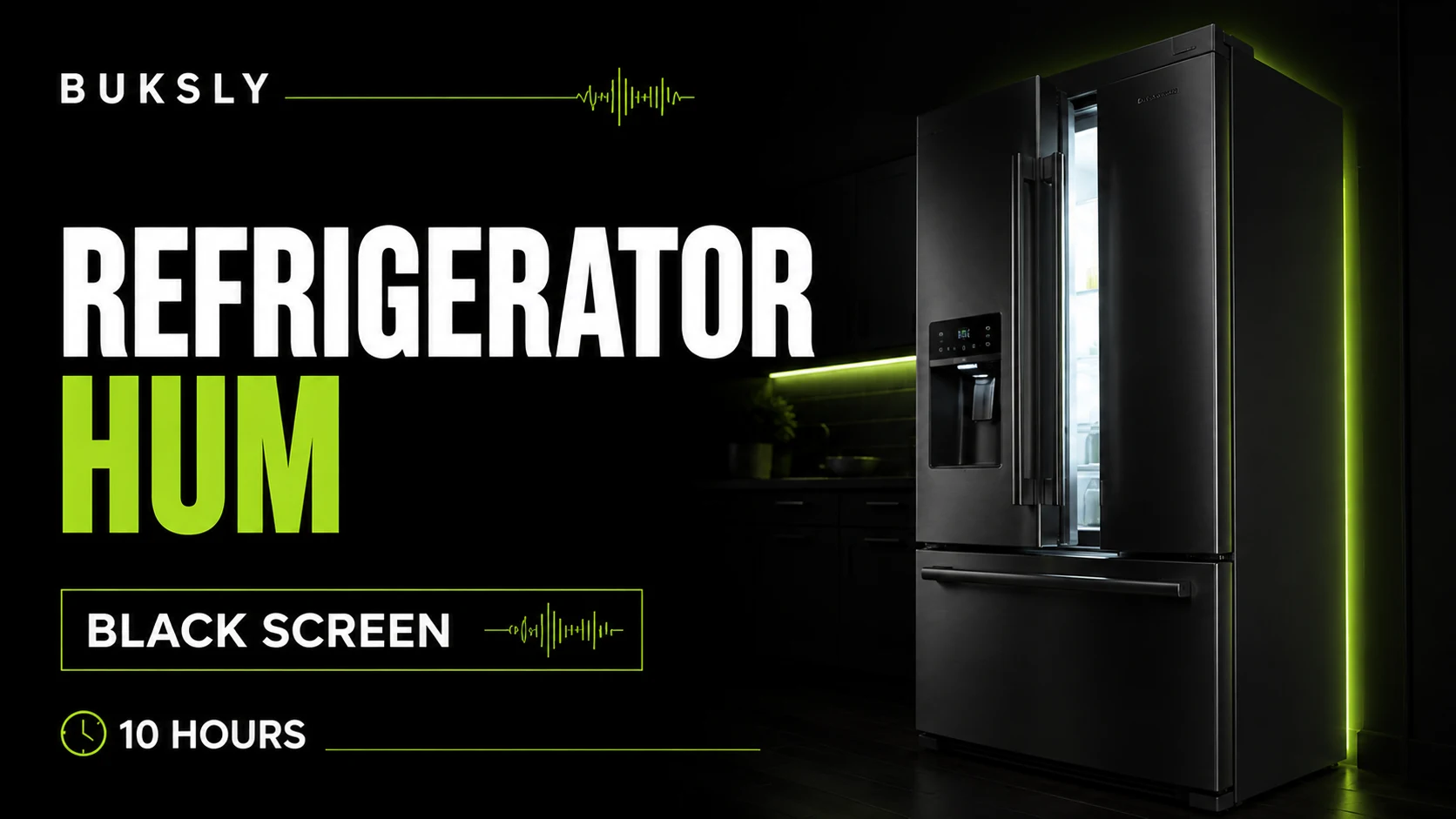 Refrigerator Hum ambient cover for concentration