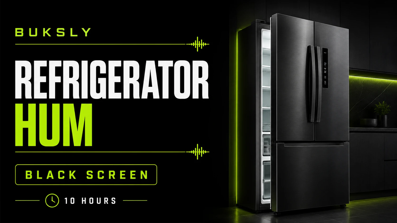 Refrigerator Hum ambient cover for focus