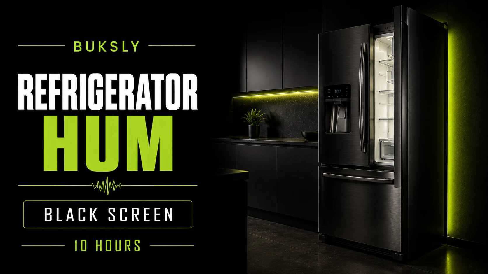 Refrigerator Hum ambient cover for relaxation