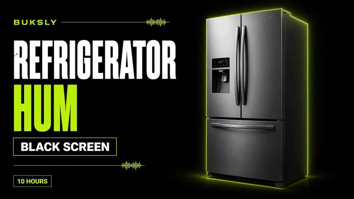 Refrigerator Hum ambient cover for sleep