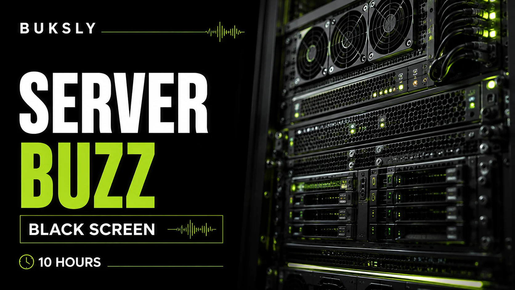 Server Buzz ambient cover for concentration