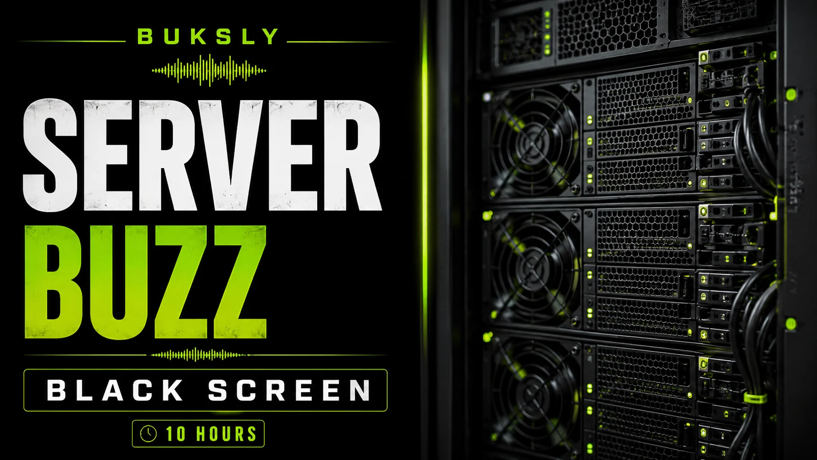 Server Buzz ambient cover for reading