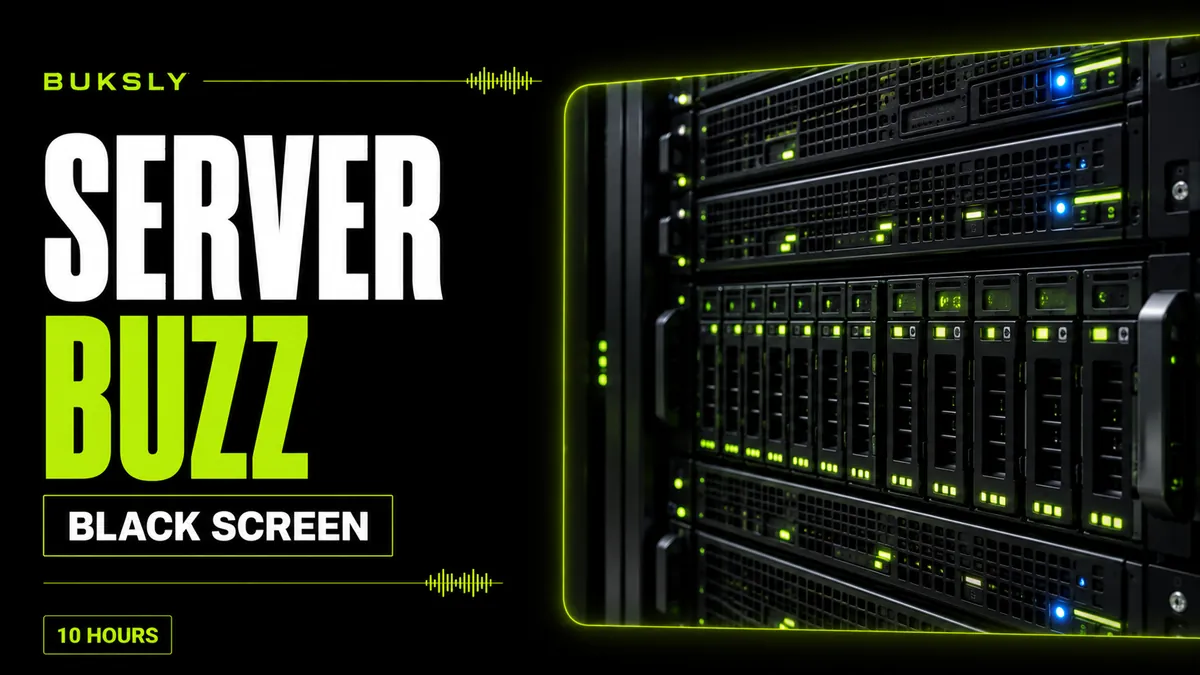 Server Buzz ambient cover for sleep