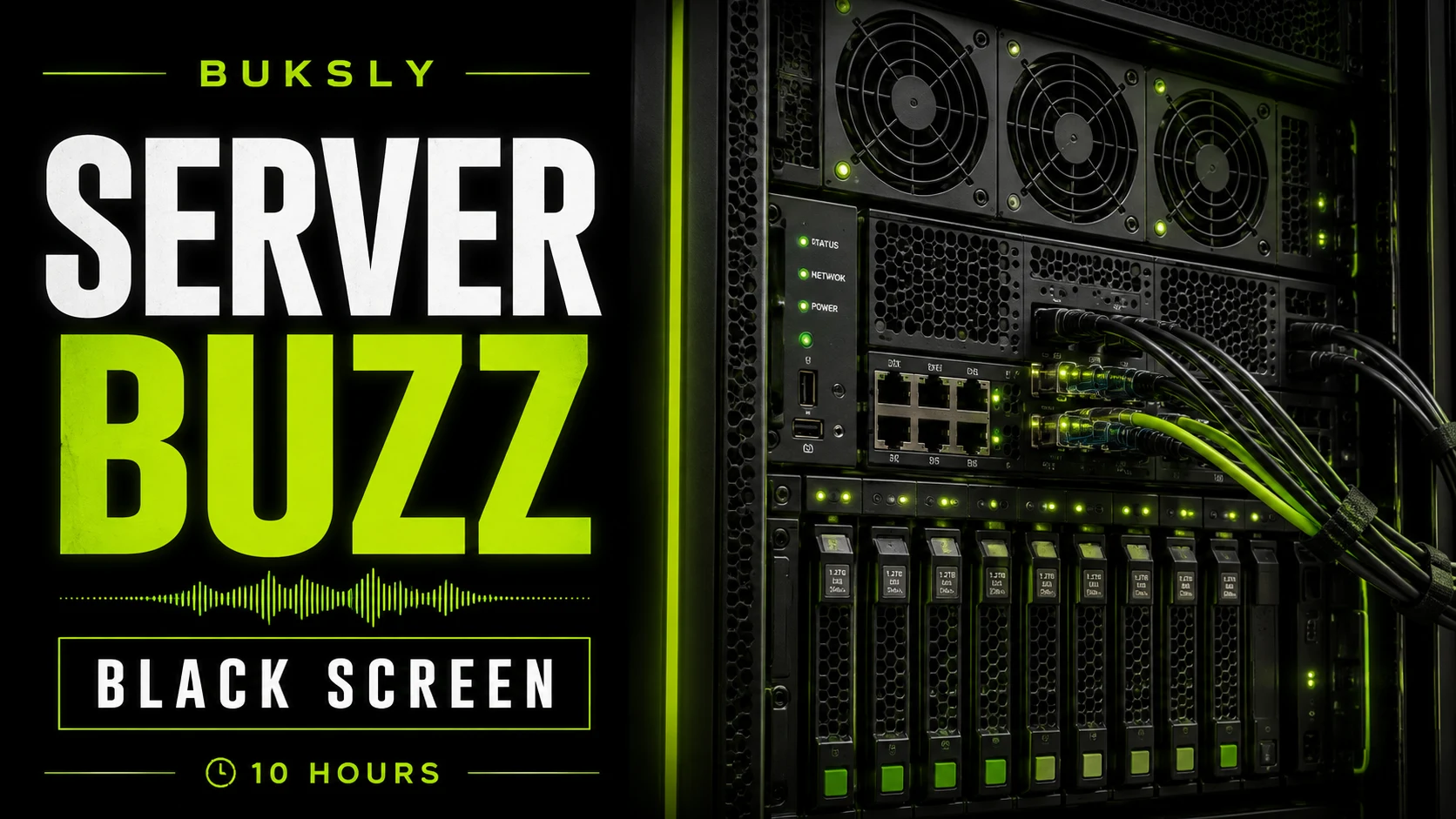 Server Buzz ambient cover for sound masking