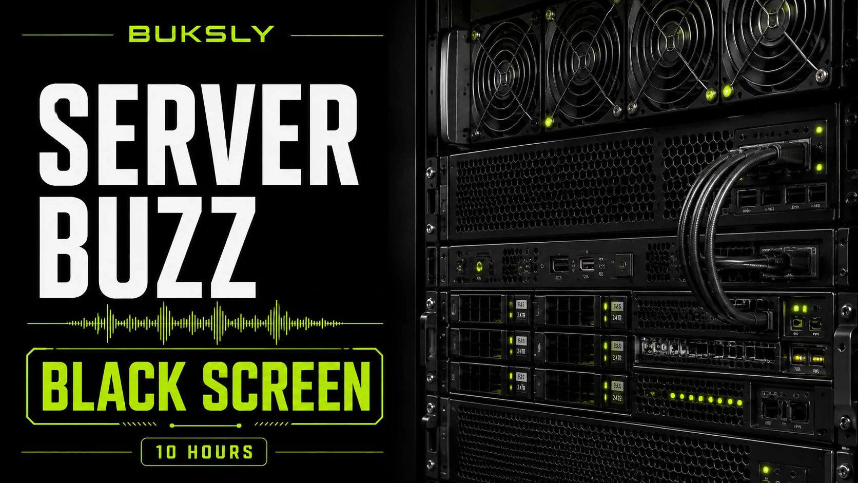 Server Buzz ambient cover for work