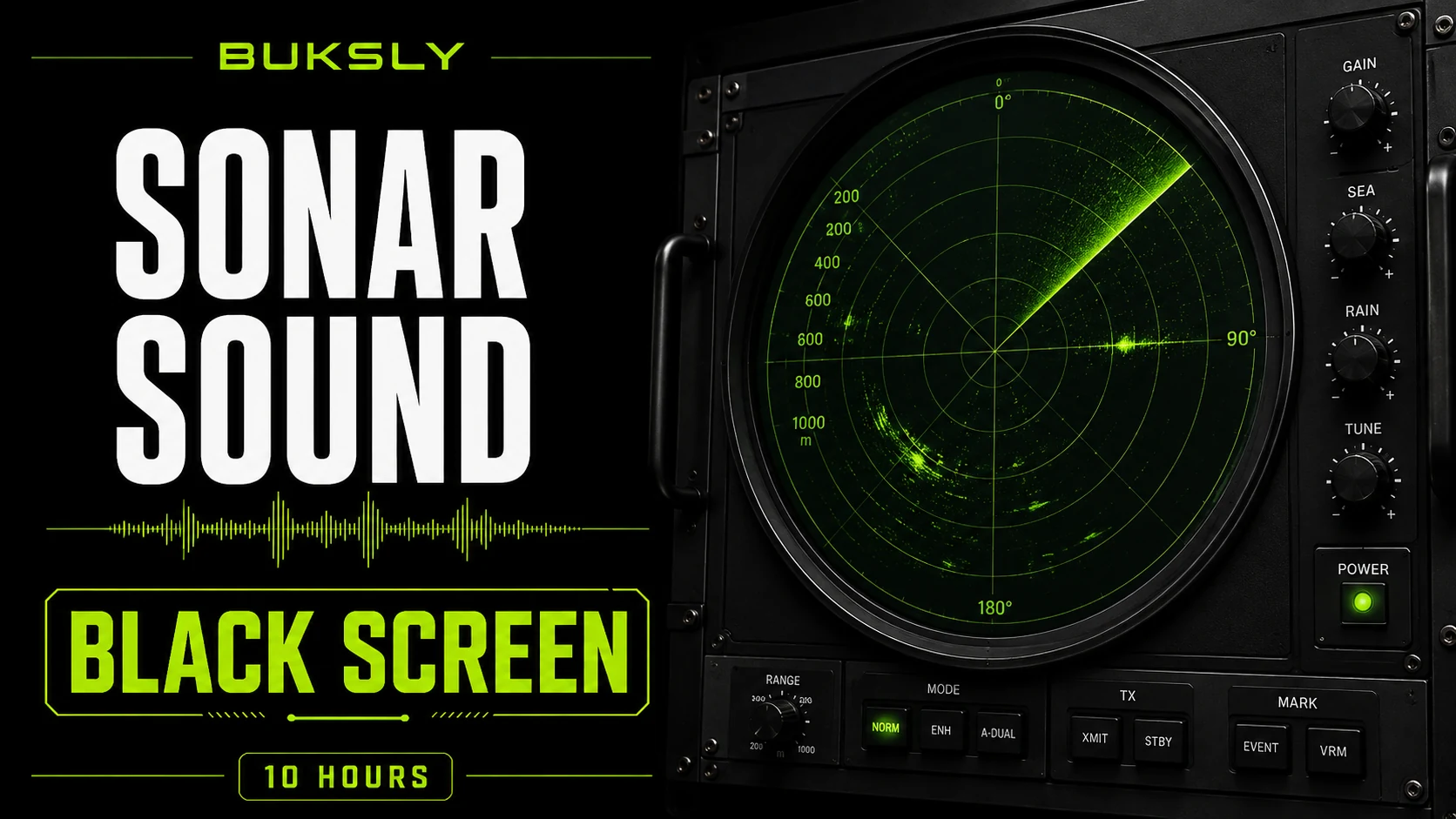 Sonar ambient cover for work