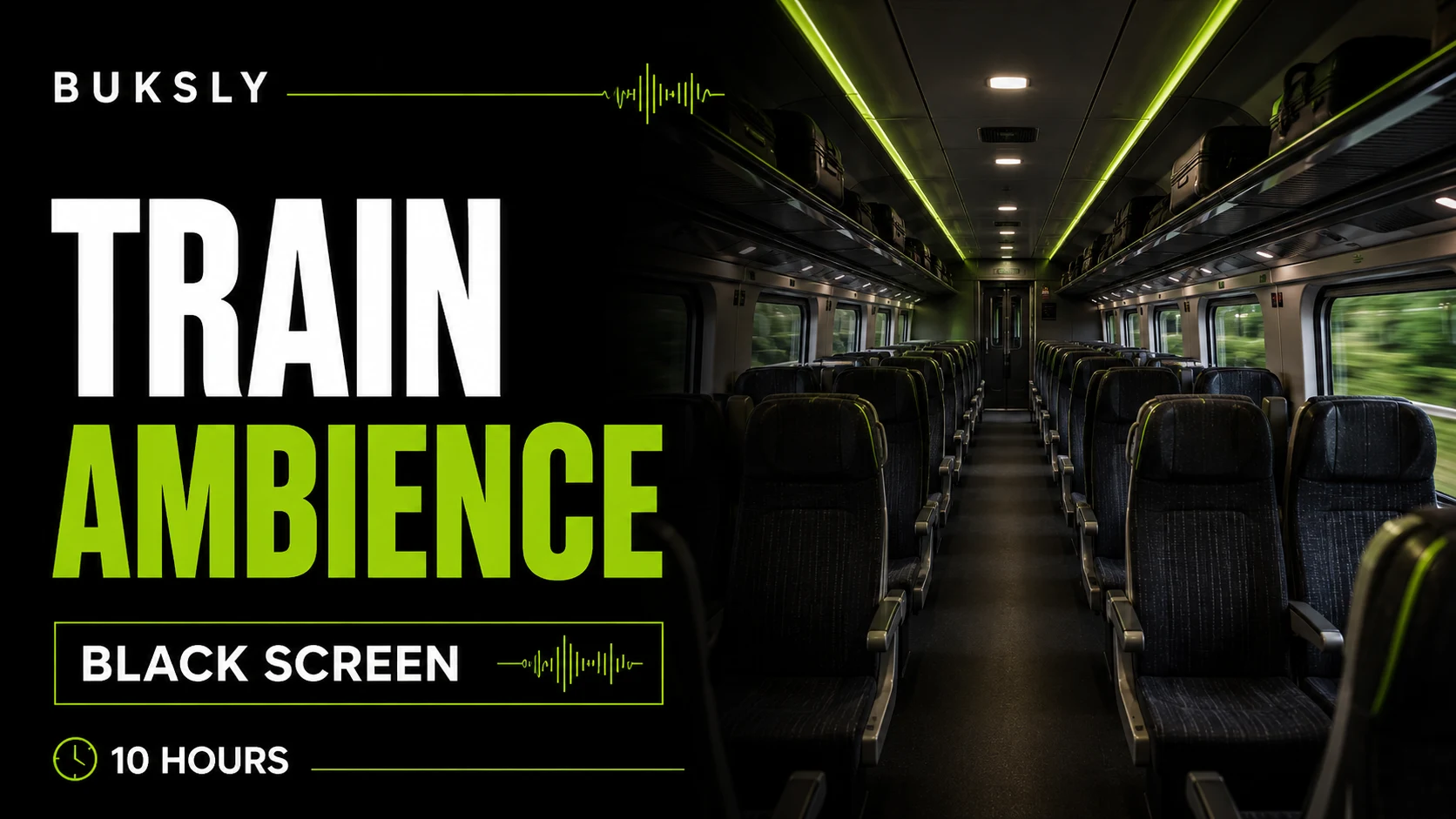 Train Ambience ambient cover for concentration