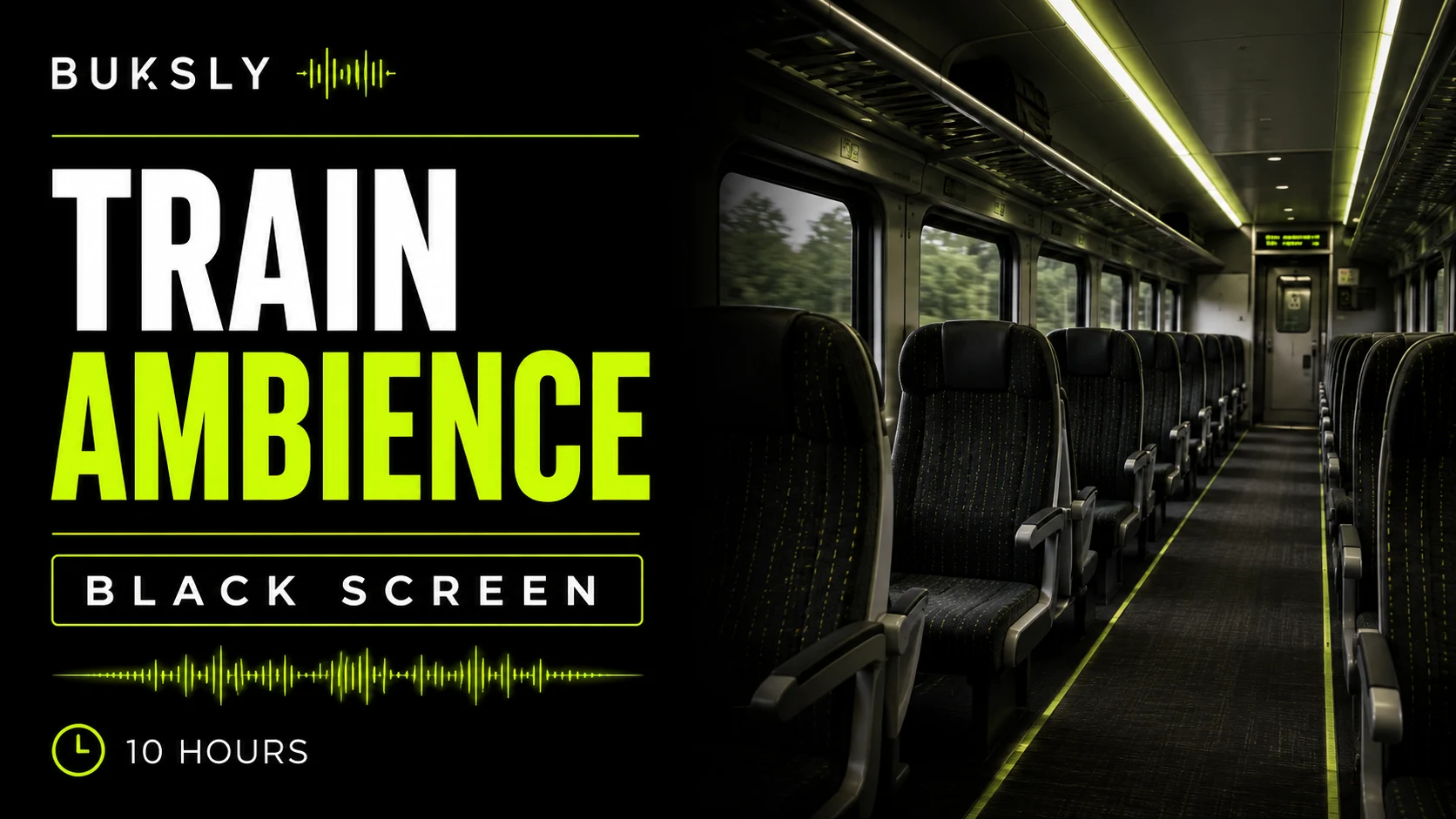 Train Ambience ambient cover for sound masking