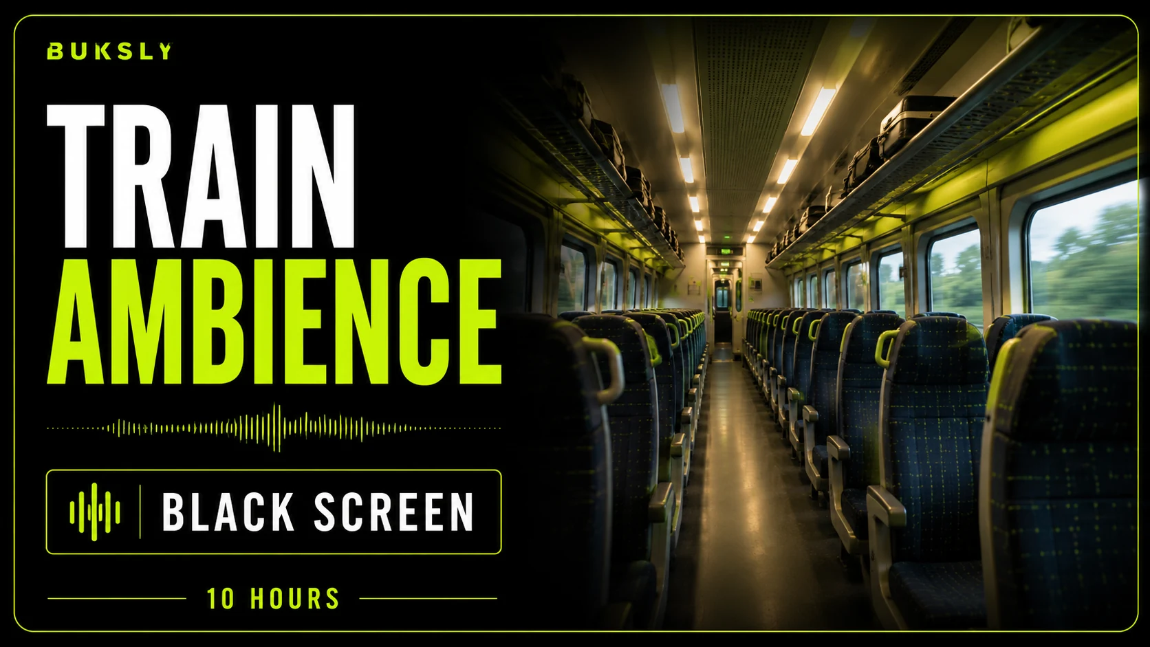 Train Ambience ambient cover for studying