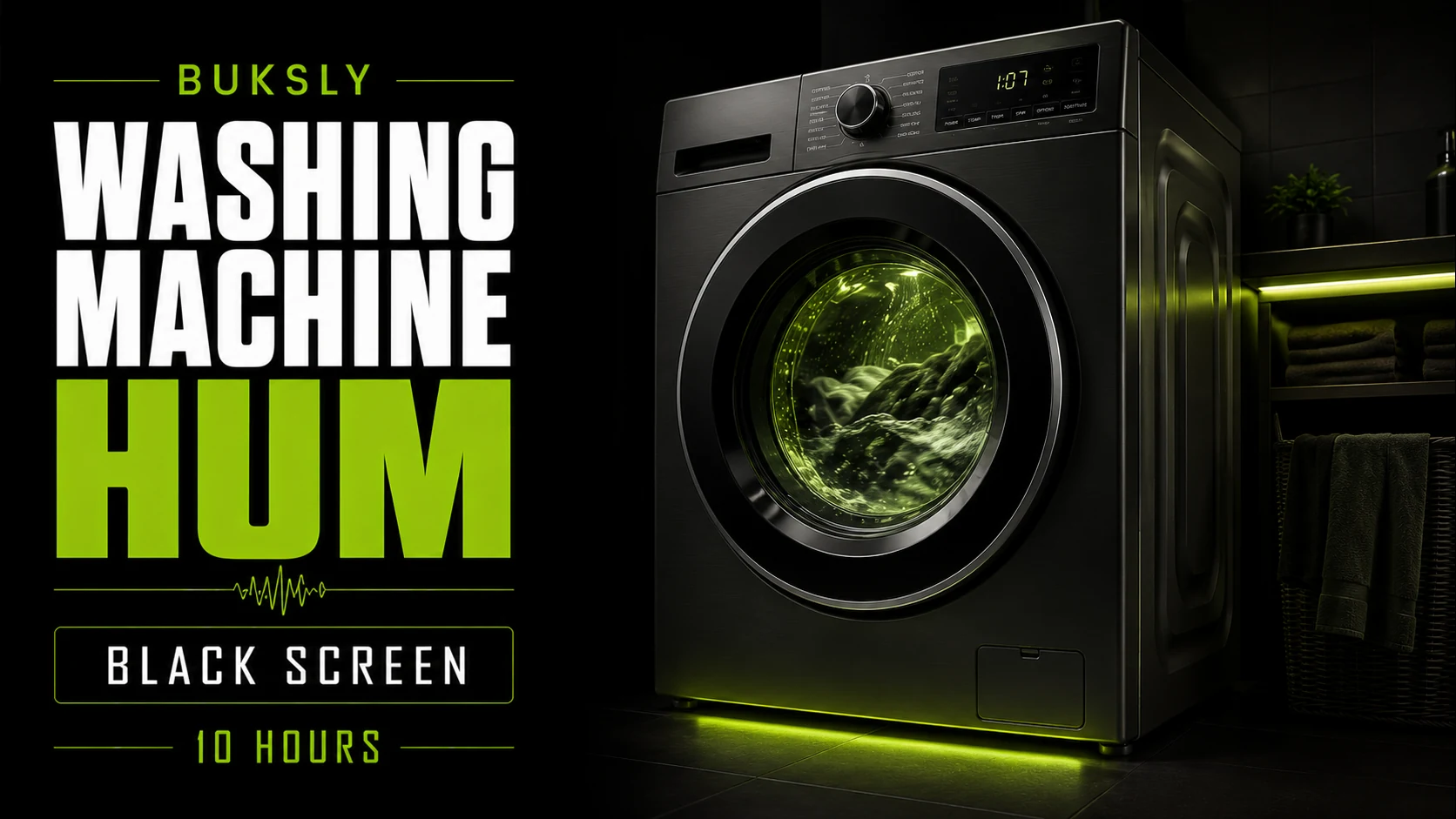 Washing Machine Hum ambient cover for relaxation