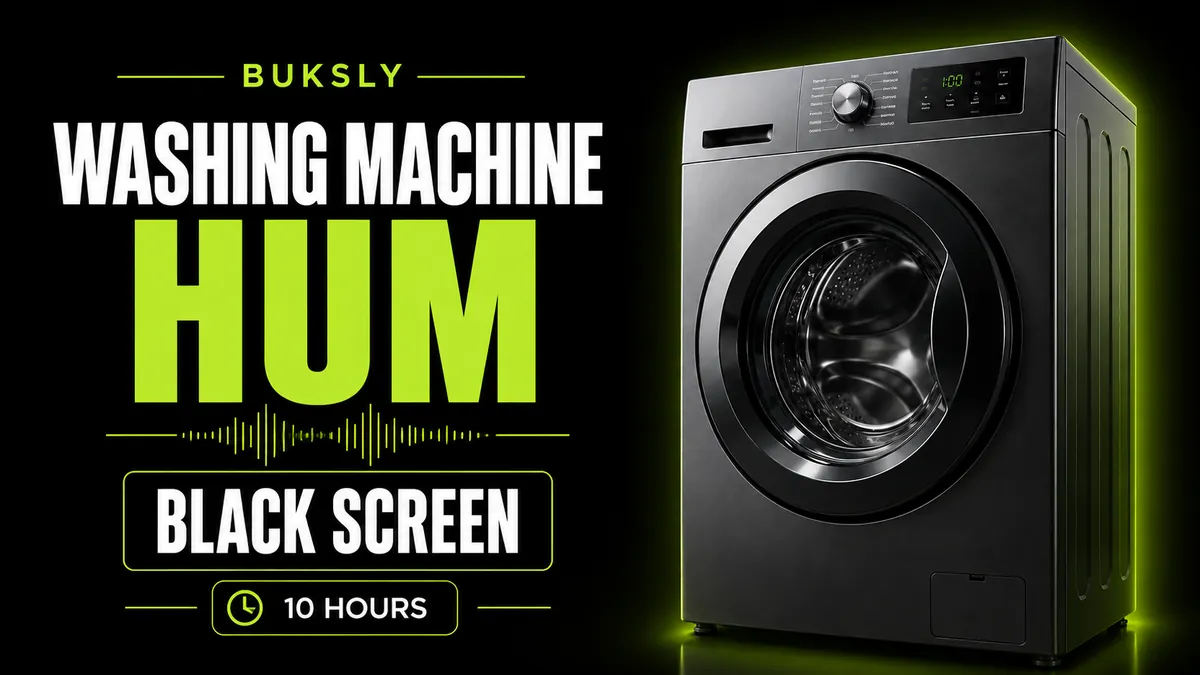 Washing Machine Hum ambient cover for sleep