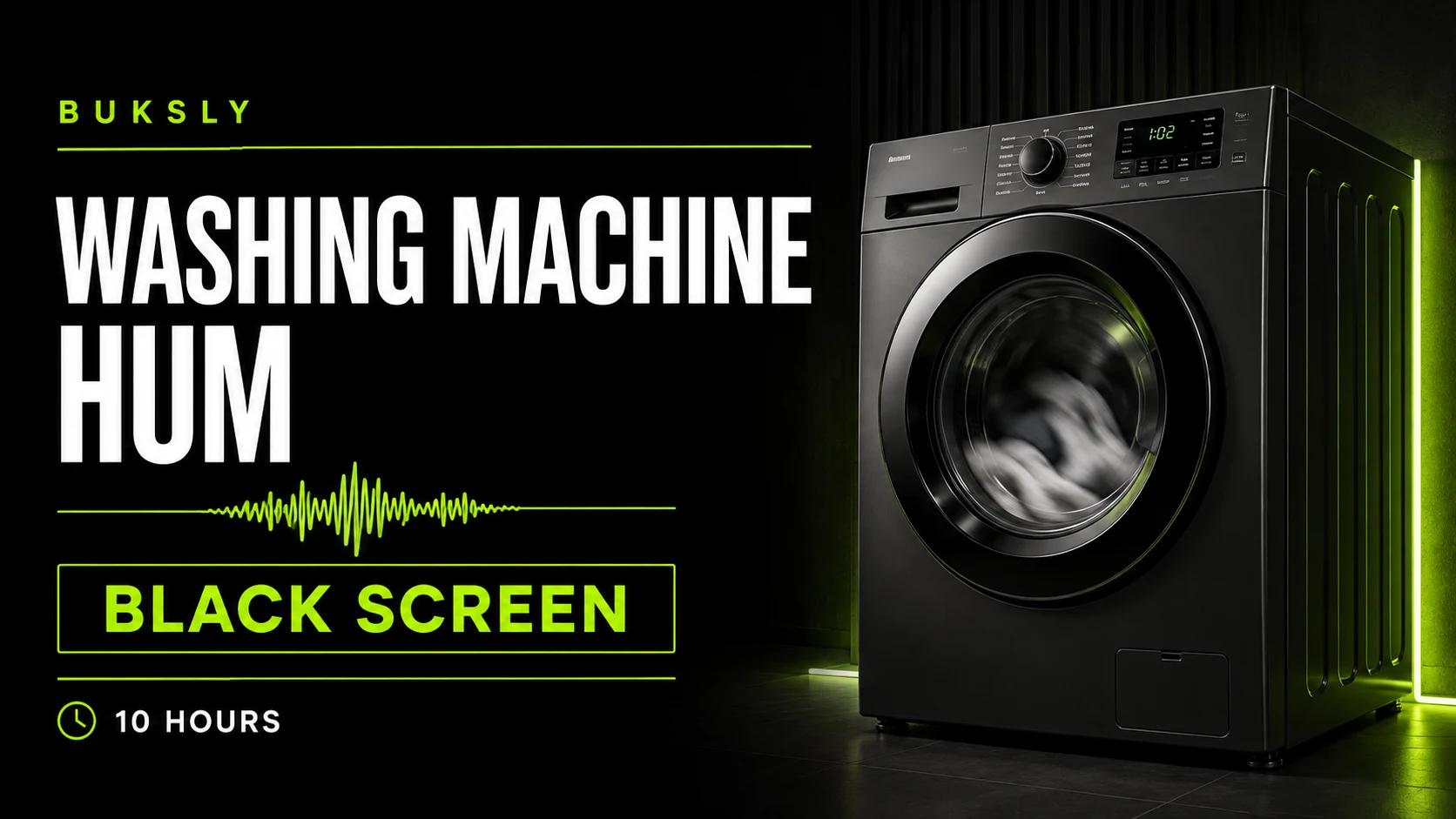 Washing Machine Hum ambient cover for sound masking