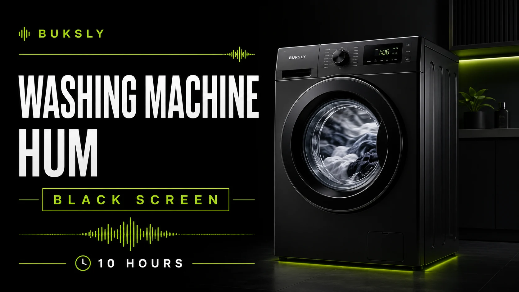 Washing Machine Hum ambient cover for studying